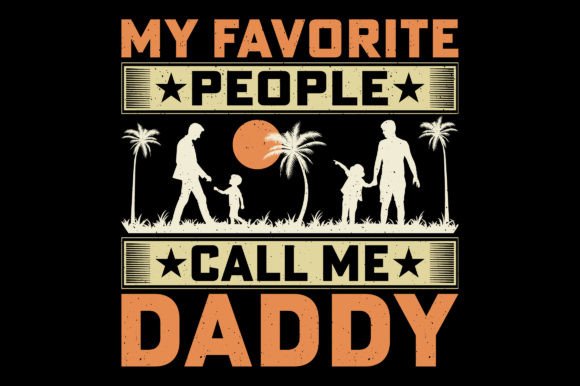 Call Me Daddy Retro Father's Day T-Shirt Graphics