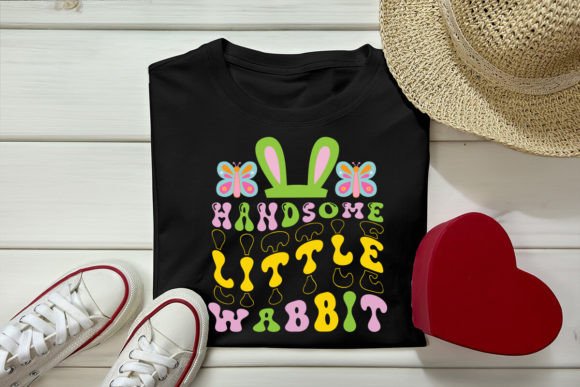 Handsome Little Wabbit Retro Design Graphics