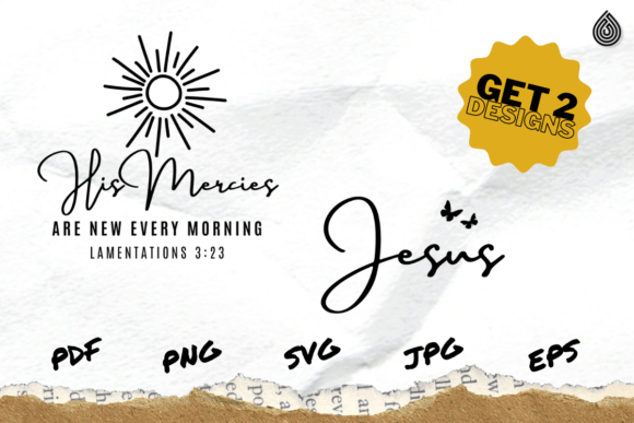 His Mercies Are New Every Morning Graphics & T-Shirt Designs