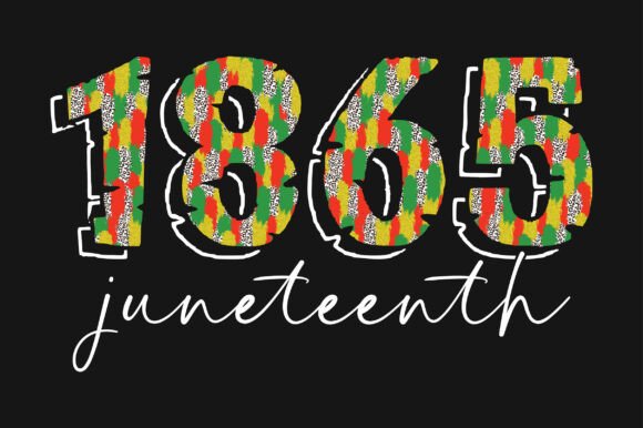 Juneteenth 1865 SVG Sublimation T-shirt: Graphics for Crafts & Content