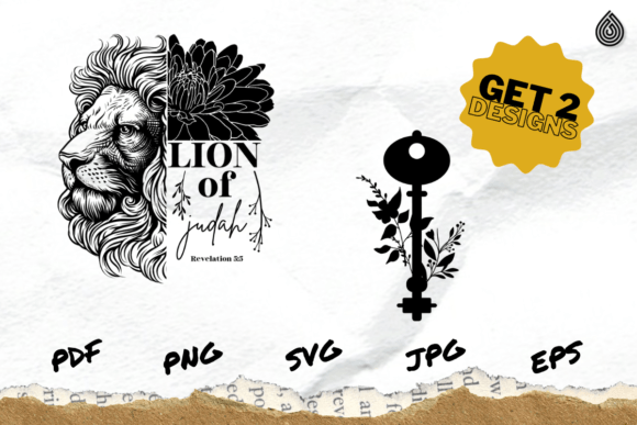 Lion of Judah SVG: Graphics for Bold T-Shirt Designs
