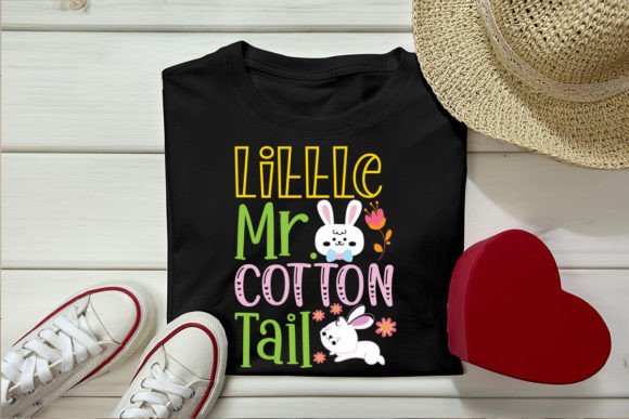 Little Mr. Cotton Tail SVG Design: Graphics for T-Shirt Designs