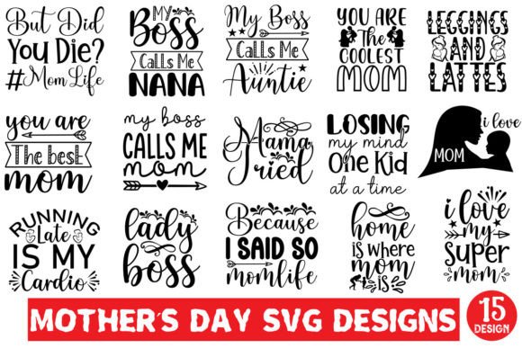 Mother’s Day SVG Designs Bundle