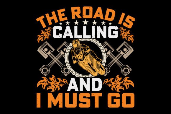 The Road is Calling Motorcycle T-Shirt