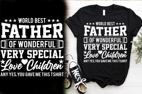 WORLD BEST FATHER Graphics & T-Shirt Designs